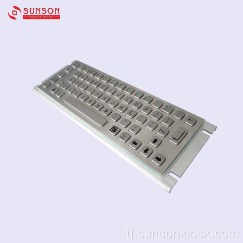 Hindi tinatagusan ng tubig Metalic Keyboard para sa Impormasyon Kiosk